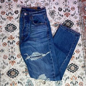AERO 90’S SUPER HIGH RISE STRAIGHT JEANS